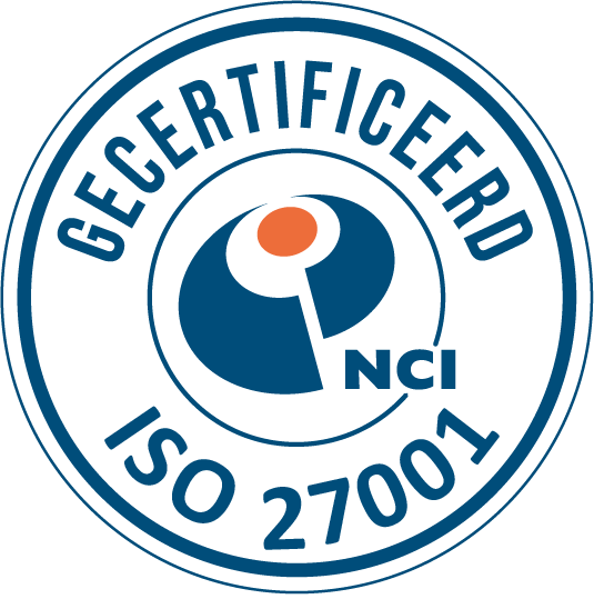 Gecertificeerd ISO 27001 Kleur